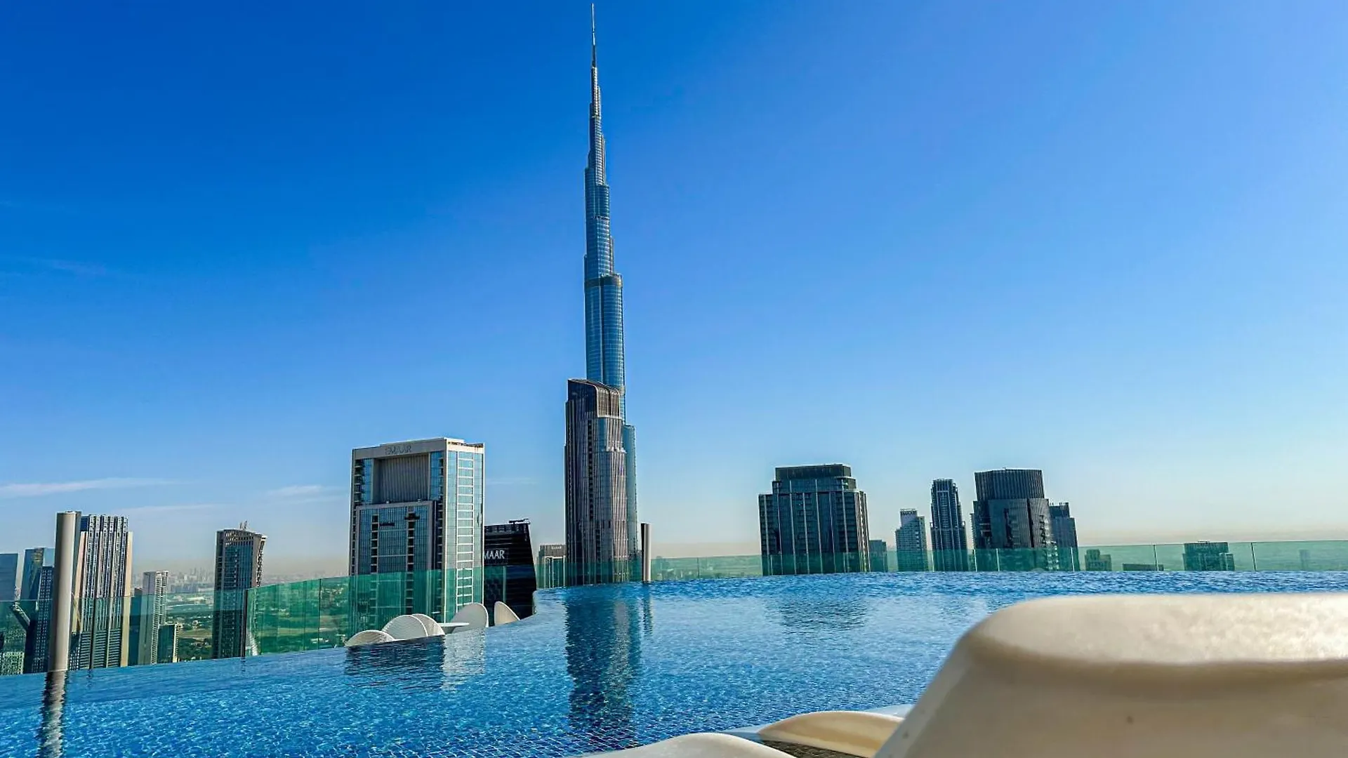 Sky-High Oasis Burj Khalifa Views, Rooftop Infinity Pool, 3Br Apartment In Paramount Hotel Midtown Dubai United Arab Emirates