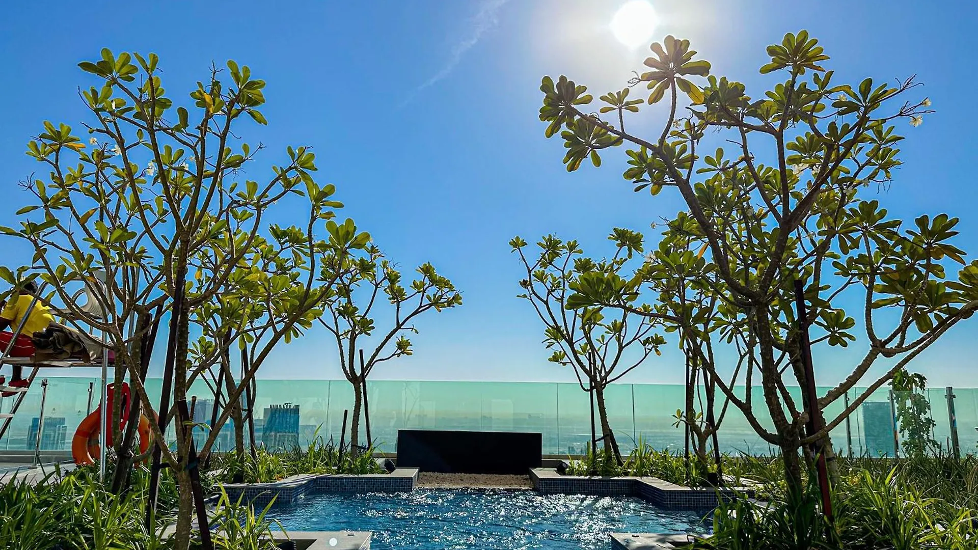Sky-High Oasis Burj Khalifa Views, Rooftop Infinity Pool, 3Br Apartment In Paramount Hotel Midtown Dubai 0*,