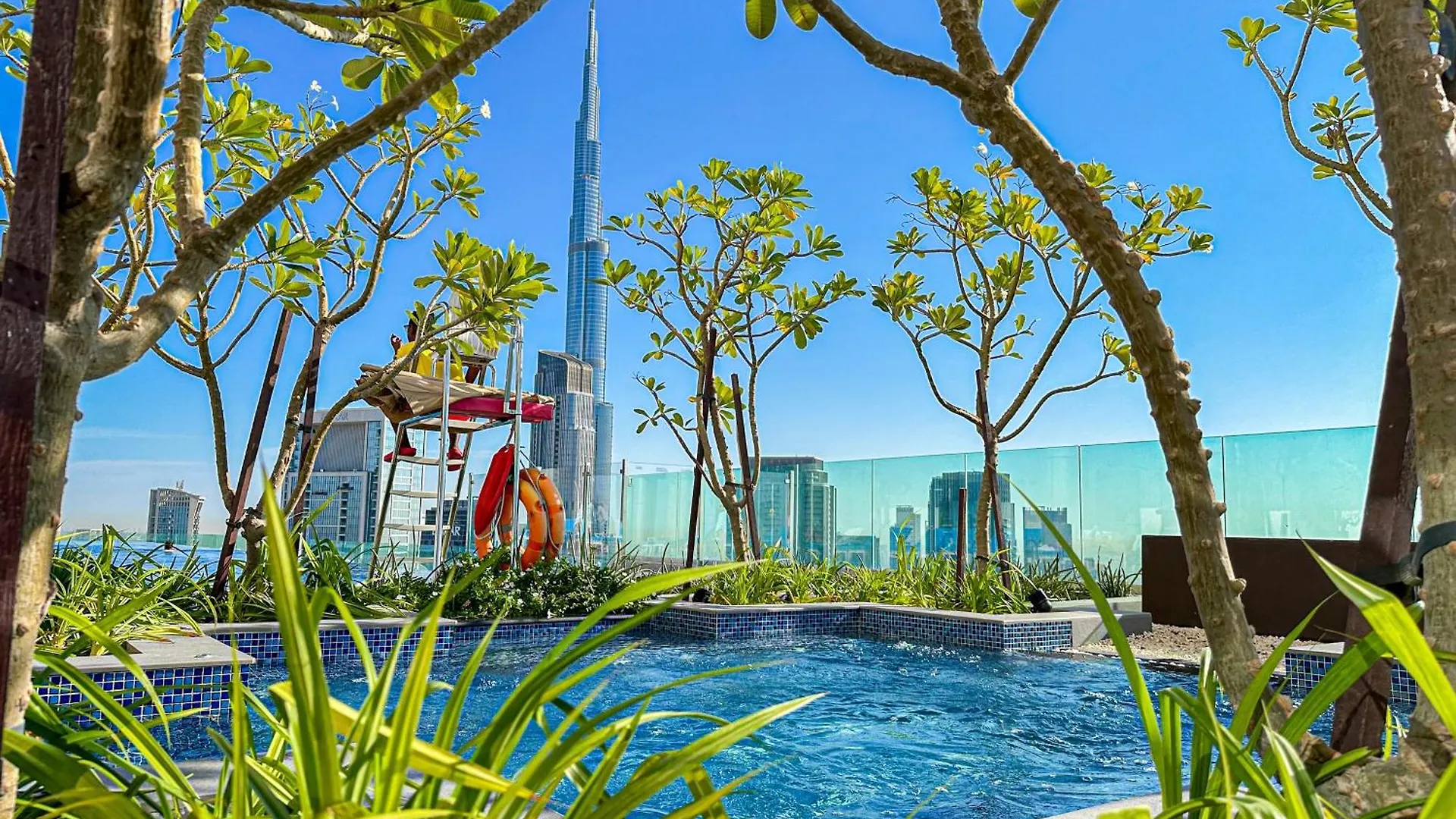 Sky-High Oasis Burj Khalifa Views, Rooftop Infinity Pool, 3Br Apartment In Paramount Hotel Midtown Dubai