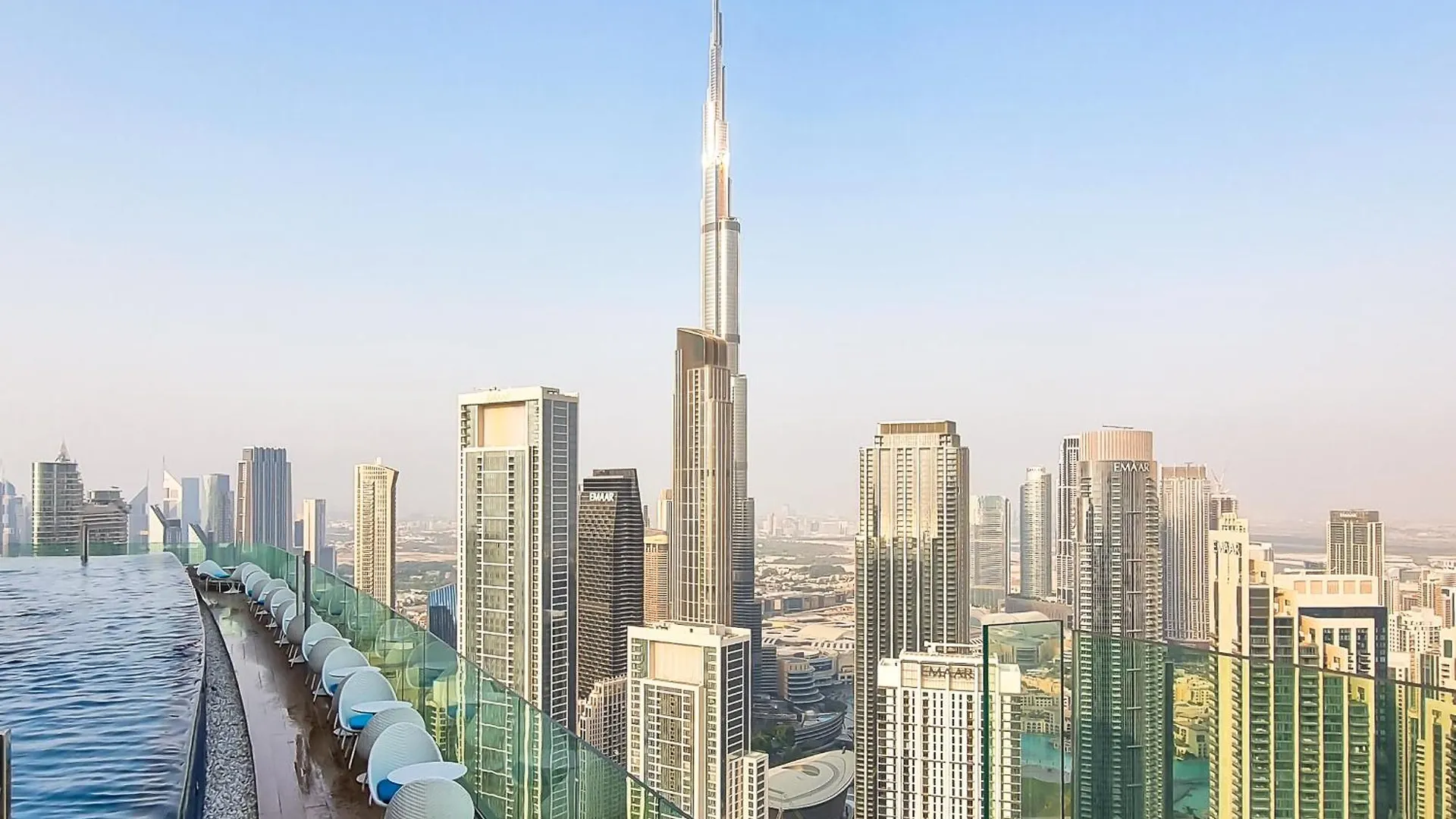 Sky-High Oasis Burj Khalifa Views, Rooftop Infinity Pool, 3Br Apartment In Paramount Hotel Midtown Dubai