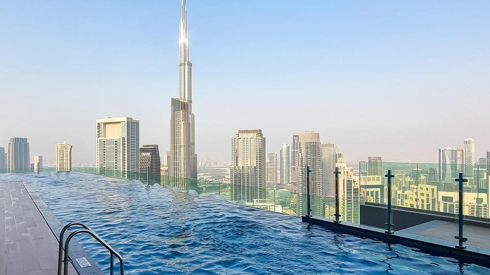 Sky-High Oasis Burj Khalifa Views, Rooftop Infinity Pool, 3Br Apartment In Paramount Hotel Midtown Dubai